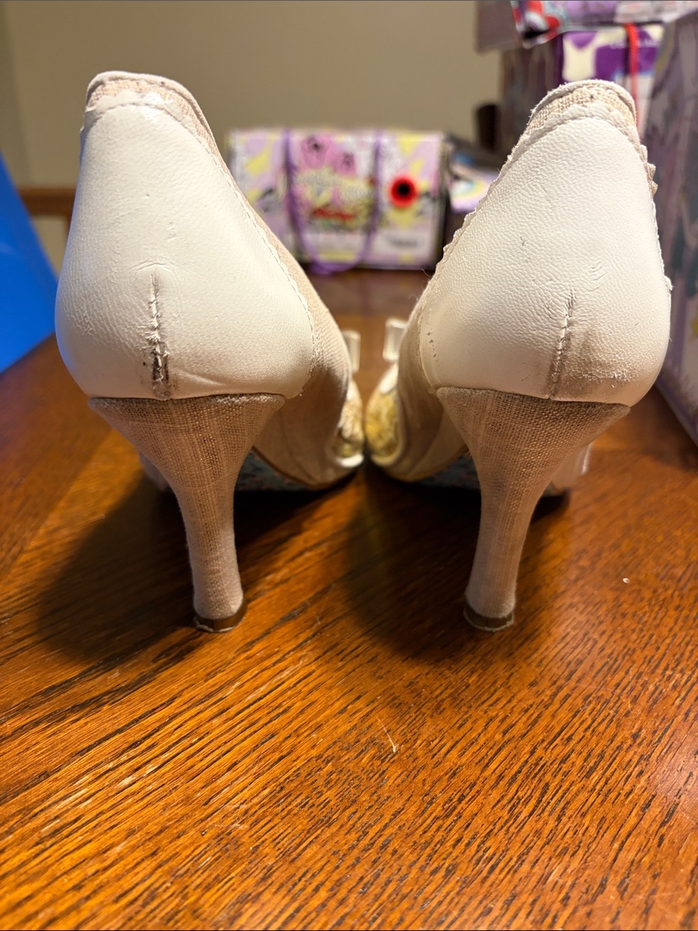 Irregular Choice Lucite Lovely bronze 39.5/8.5 - Picture 3 of 5